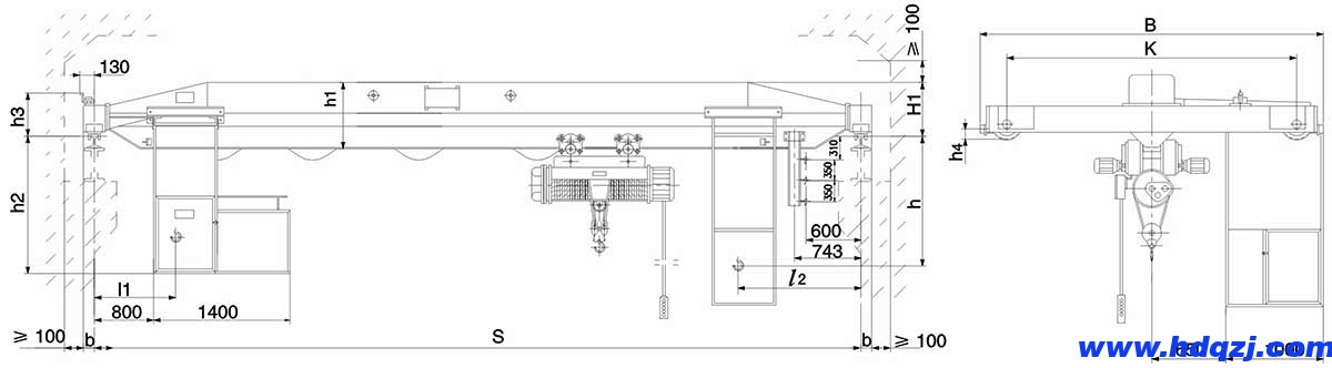 LD型2～16t電動單梁式起重機